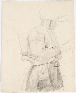 Ensaio geral, sapato de couro à esquerda de Robert Wilhelm Ekman