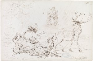 Väinämöinen e a Donzela de Pohjola de Robert Wilhelm Ekman