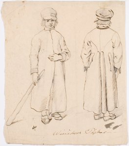 Rapaz Winaker em traje folclórico de Robert Wilhelm Ekman