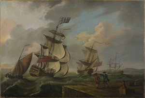 O HMS "Sutherland" parte de Nova Iorque para Halifax de Robert Wilkins