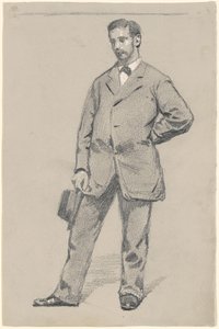 Homem de pé de Robert William Vonnoh
