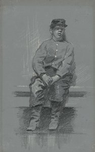 O Cadete, c.1895 (grafite na pastilha cinza)