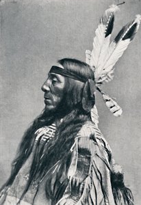 Vista de perfil de um Sioux, 1912