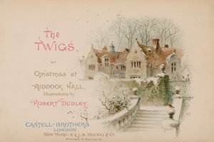 Ilustração para os galhos ou Natal no Ruddock Hall de Robert after Dudley