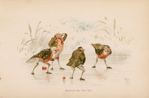 Ilustração para os galhos ou Natal no Ruddock Hall de Robert after Dudley