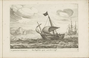Dogger de bota de cachorro Een Dogh-boot groot cerca de 8 Last / Dogh-Boot de 8 Tonneaux (título no objeto) Diversos navios não estão em se sert dans les Provinces Unies / Ícones de vários navios holandeses cujo uso é principalmente nas águas interiores da