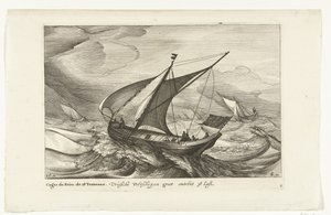 Ferries frísios
Vriesche Veerschepen groot omtrent 38 Last / Cague de Frise. De 38 Tonneaux (título sobre o objecto)
Tipos de navios holandeses, 1627 (título da série)
Navires Diversos Don ton se sert dans les Provinces Unies / Icones Variarum Navium Ho