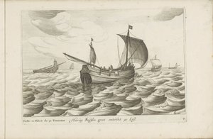 Haringbuizen
Haring buyssen groot omtrent 40 Last / Buche ou flibot de 40 tonneaux (título sobre o objecto)
Diversos navios utilizados nas Províncias Unidas / Icones variarum navium Hollandicarum quarum usus maximè in aquis interioribus regionis (série