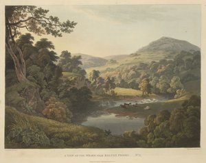 Uma vista no cais, perto de Bolton Priory