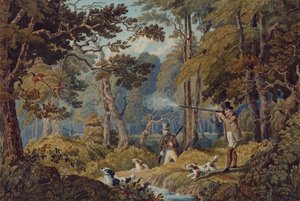 Patridge Shooting Near Windsor (cor litho)