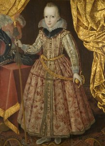 Charles I (1600-49) quando Duke of York, c.1605 (óleo sobre tela)