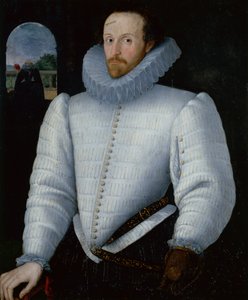 Retrato de Sir Walter Raleigh (óleo)