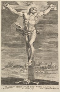 Crucificação, 1670-90. de Robert van Audenaerde