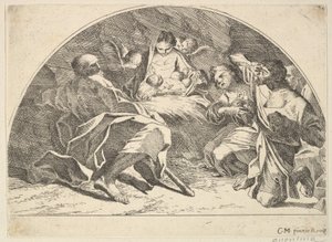 Natividade, 1680-1743. de Robert van Audenaerde