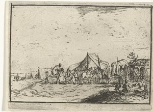 Acampamento
Paisagens com acampamentos (título da série)