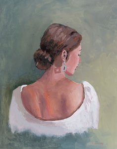Anna, 2023 (óleo sobre painel) de Roberta Murray