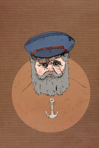 Salty Sailor, 2022 (digital)