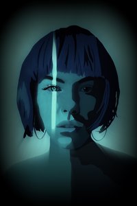Thin Blue Line, 2022 (digital)