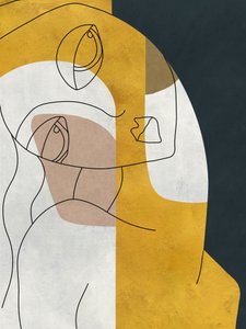 Rostos Dourados Contemplativos de Roberto Moro