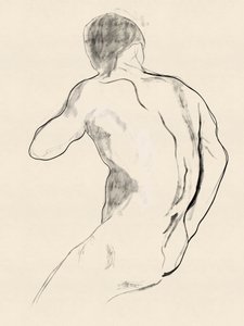 Estudo de uma figura masculina poderosa de Roberto Moro