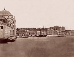 Palácio e Mesquita Dolmabahçe de Robertson and Beato