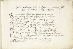 Em louvor de Gesina ter Borch (parte um)
Sobre a imagem da ilustre e enriquecedora Miss Gesina Ter Borch (título sobre o objecto) de Robertus Altius (signed by artist)