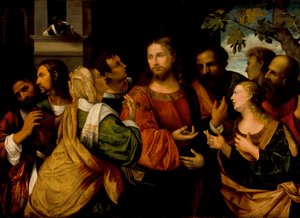 Cristo e as mulheres de Canaã, c.1520