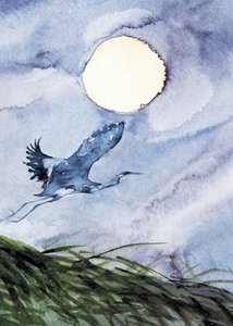 Voo das garças ao luar de RodMacIver