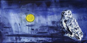 Lua Branca da Coruja-das-neves de RodMacIver