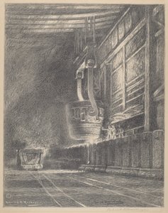 Derramamento de aço em moldes de Roderick D. MacKenzie