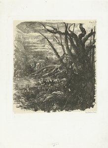 Paisagem de montanha com lago
Le lac dans les montagnes de Rodolphe Bresdin
