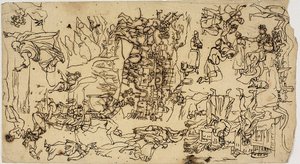 Cenas bíblicas de Rodolphe Bresdin
