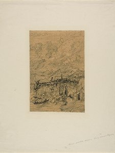 Cidade nas montanhas de Rodolphe Bresdin