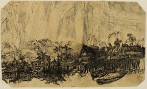 Paisagem exótica de Rodolphe Bresdin