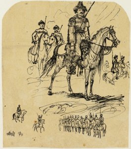Cavalaria russa de Rodolphe Bresdin