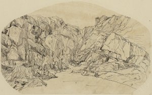 Vapor num desfiladeiro de Rodolphe Bresdin