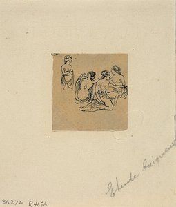 Estudo dos banhistas de Rodolphe Bresdin