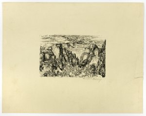 Sem título (possivelmente César e suas legiões) de Rodolphe Bresdin
