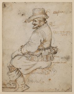 Hambúrguer sentado (frente) de Roelandt Jacobsz. Savery