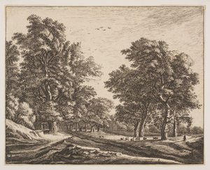 N.º 4, de Seis vistas no bosque de Haia de Roelant Roghman