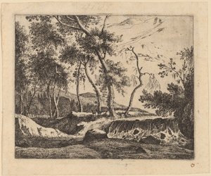 A Cachoeira: pl.6 de Roelant Roghman and Melchior Küsel