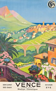 Cartaz publicitário de Vence