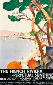 A Riviera Francesa para um sol eterno de Roger Broders