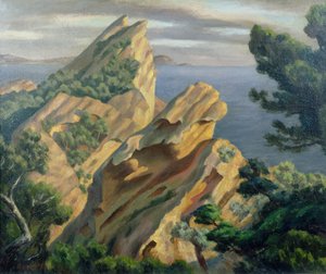 La Ciotat, perto de Marselha, 1923 (óleo)