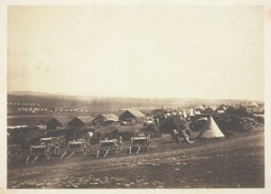 Vagões de artilharia, Balaclava à distância de Roger Fenton