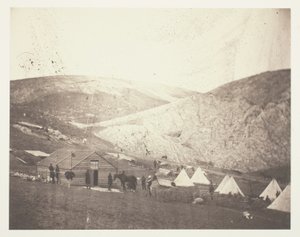 Acampamento da 4ª Guarda do Dragão, perto de Karyni de Roger Fenton