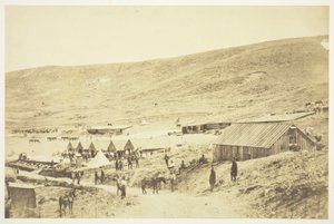 Acampamento dos 4º Dragões Leves de Roger Fenton