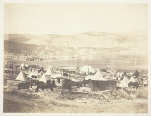 Acampamento da 5ª Guarda de Dragões de Roger Fenton