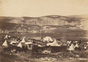 Acampamento do 5.º Regimento de Dragões da Guarda de Roger Fenton