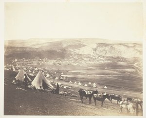 Campo de cavalaria, Balaklava de Roger Fenton